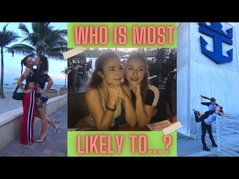 CHALLENGE | Who is most likely to… ??? (Jewel of the Seas rehearsals 2018)