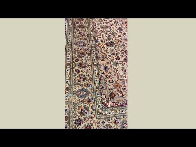 سجاد ايراني كاشان - صناعة و نسيج يدوي | مقاس: 2.8x4 m