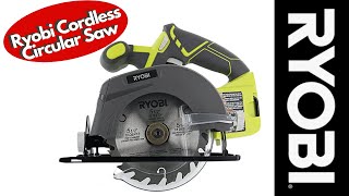 Ryobi Cordless Circular Saw - Blade Installation & Review