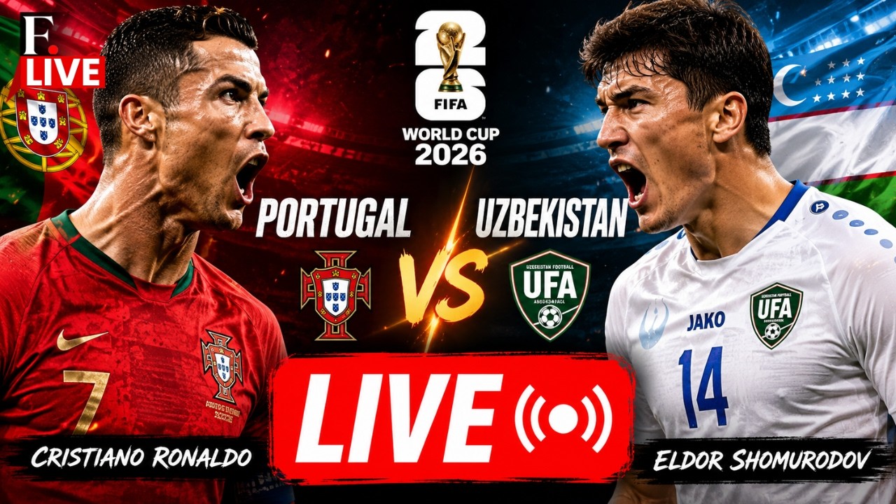 🔴 FIFA World Cup 2026 LIVE: RONALDO vs SHOMURODOV | Portugal vs Uzbekistan | World Cup 2026