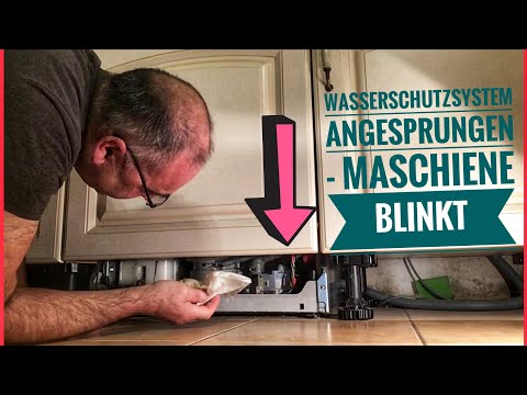 Geschirrspüler blinkt und startet nicht - Wasserschutzsystem angesprungen - Wasser in der Bodenwanne