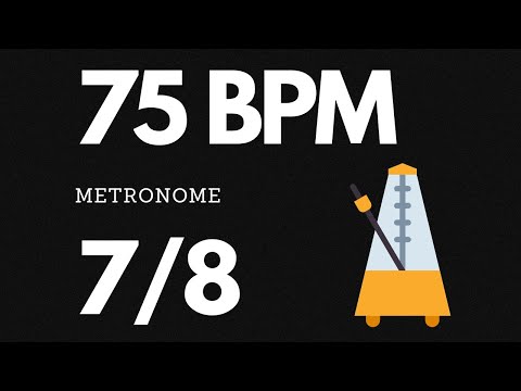 75 BPM Metronome 7/8