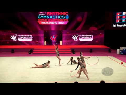 Hungary (HUN) - 2021 Rhythmic Worlds, Kitakyushu (JPN) - Qualifications 3 Hoops + 2 Pairs Of Clubs
