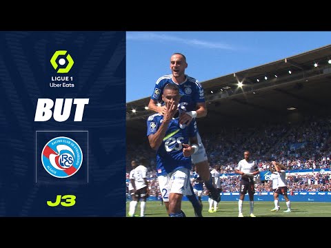 But Alexander DJIKU (45' +3 - RCSA) RC STRASBOURG ALSACE - STADE DE REIMS (1-1) 22/23