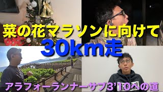 ［Vlog］ #25 フルマラソン定番練習30km走