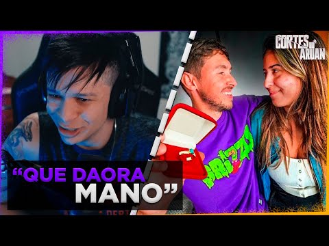 ARUAN REAGE A COMPREI AS ALIANÇAS DE NAMORO *coisa mais linda* 😍 (RENAN FIORINI) - Cortes do Aruan