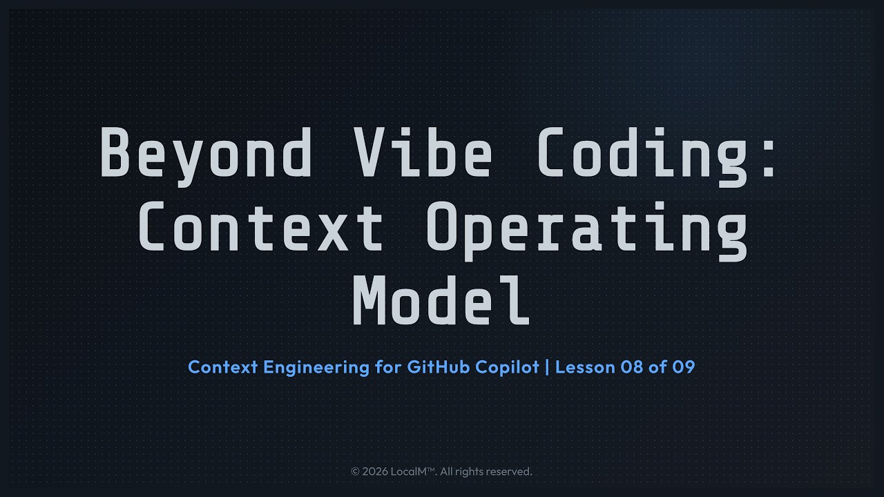 Thumbnail for Context Engineering Governance & Operating Model