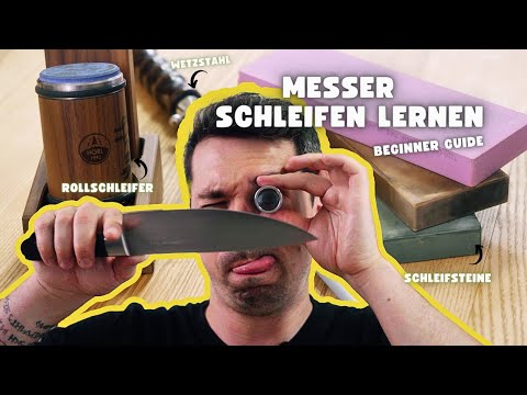MESSER schärfen in NUR 10 MINUTEN - [Meine Schleifroutine - FÜR ANFÄNGER]