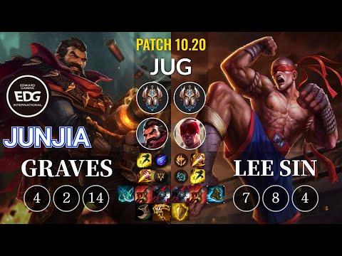 EDG JunJia Graves vs Lee Sin Jungle - KR Patch 10.20