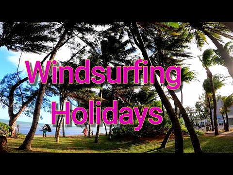 Windsurfing at Mauritius