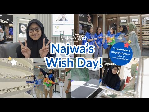 Najwa's Wish Day: I Wish to Have a New Pair of Glasses!