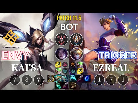 EM Envy Kai'Sa vs Trigger Ezreal Bot - KR Patch 11.5