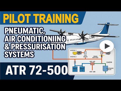 ATR 72 500 Understanding The Pneumatic, Air Conditioning & Pressurisation Systems - ATA 21
