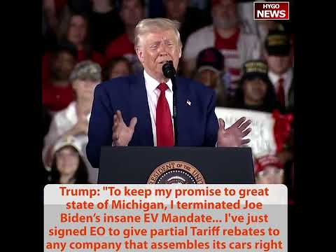 Trump Michigan: 'Bobby Banning 8 Artificial Dyes'; Terminated EV Mandate; Tariff Rebates for U.S. Assembly; 'Communist Judges'