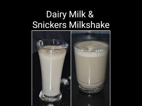 Dairy Milk & Snickers Milkshakes | Chocolate Milkshake recipe | Coolant for Summer |