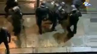 French Peaceful protestors torturing by Police the brutal regime of Macron | Paris