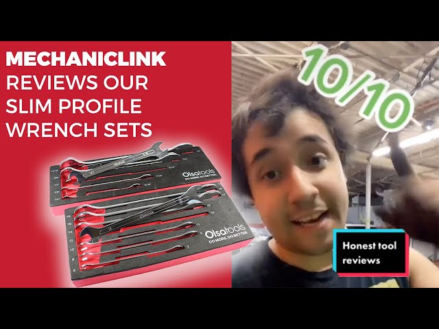 Youtube Video for Slim Profile Wrench Set by Mechanic Link