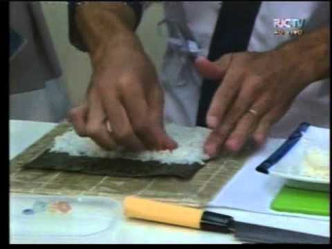 Sushiman Lalau mostra como  feito o Sushi  Hot Fire