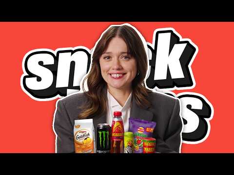 Thumbnail for Aimee Lou Wood Tries British & American Food | Snack Wars
