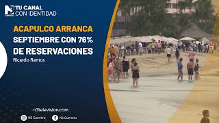 Acapulco arranca septiembre con 76% de reservaciones
