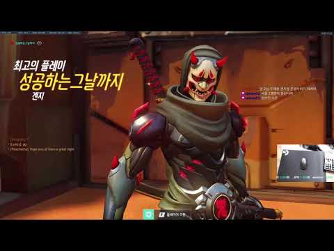 Overwatch Korean Genji God AMGYO Showing His Sick Gameplay Skills