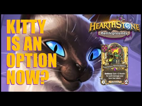 MR BIGGLESWORTH but we have to kill the players | Hearthstone Battlegrounds