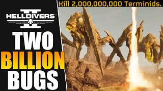 Helldivers 2 - Two Billion Bug Major Order vs Flame Thrower (Helldive Solo)