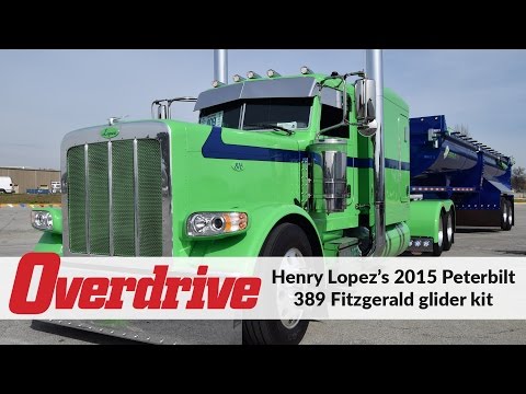 Henry Lopez's 2015 Peterbilt 389 Fitzgerald glider kit