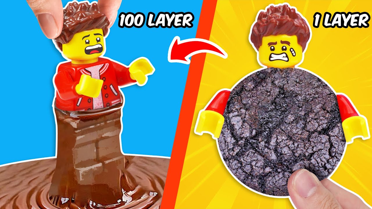 I Trapped a Cursed LEGO Minifigure with 100 Layers of Color | FUNZ Bricks