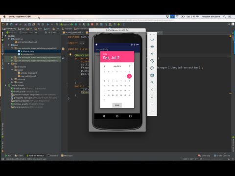 &#x202a;Android DatePicker التاريخ ★ | android دورة اندرويد 31&#x202c;&rlm;