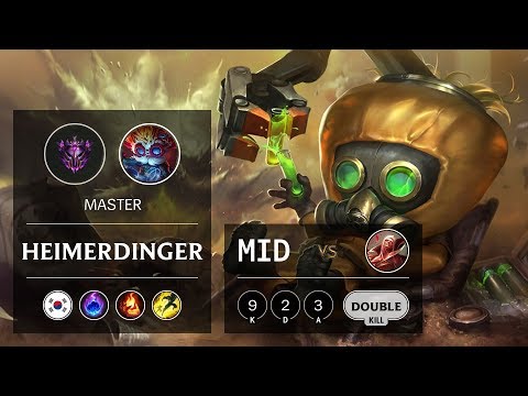 Heimerdinger Mid vs Vladimir - KR Master Patch 9.21