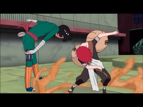 Gaara vs Rock Lee - Full Fight (Legendary Battle) | Engsub