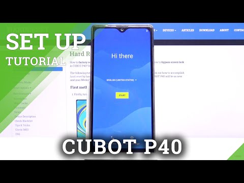 How to Activate Set Up Process in CUBOT P40 – Initialization Set Up Process