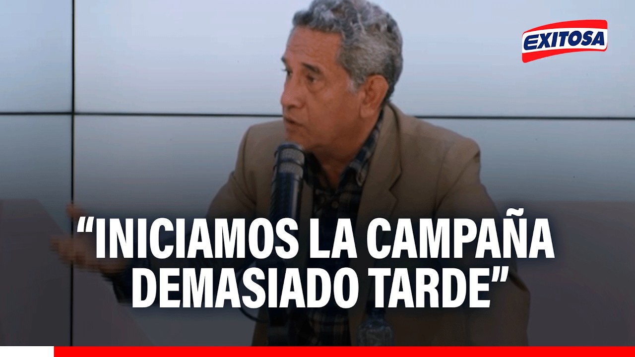 🔴🔵Partido Morado inició su campaña demasiado tarde, según Mesías Guevara