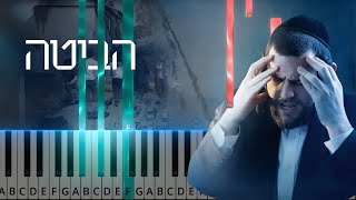 Habita by Shmueli Ungar. הביטה. Easy piano tutorial with chords