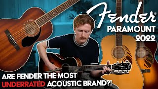 Video thumbnail for Are Fender The MOST UNDERRATED Acoustic Brand? | Fender Paramount 2022 by GAK