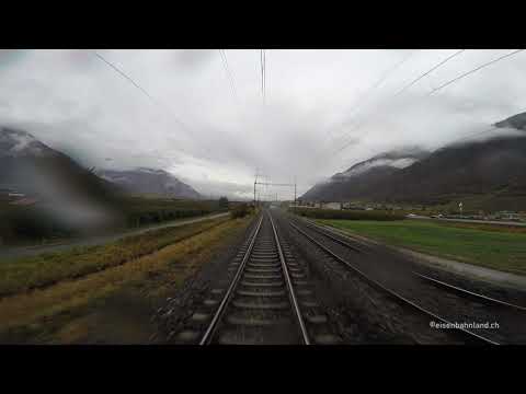 [HD] Cab Ride Martigny - Brig --- 27.10.2018