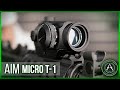 Прицел коллиматорный (AIM) Micro T-1 Red-Green Dot (BK)