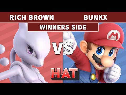HAT 86 - Rich Brown (Mewtwo) Vs. Bunkx (Mario) Winners - Smash Ultimate