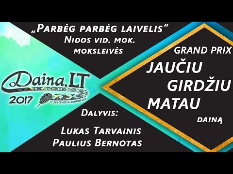Daina.LT 2012 GRAND PRIX - Nidos vidurinės mokyklos moksleivės - Parbėg parbėg laivelis