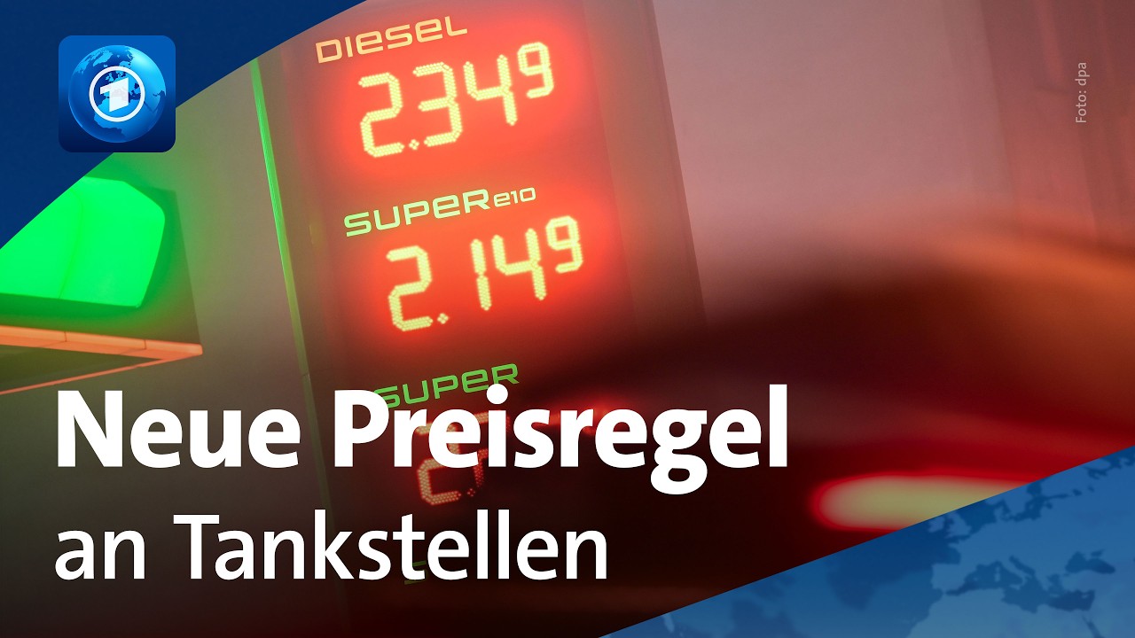 🌍 tagesschau24 Top-Thema, 1.4.2026 | Neue Preisregel für Tankstellen