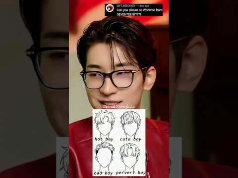 Wonwoo in different hairstyle✨️ #seventeen #wonwoo #kpop #fyp #trending