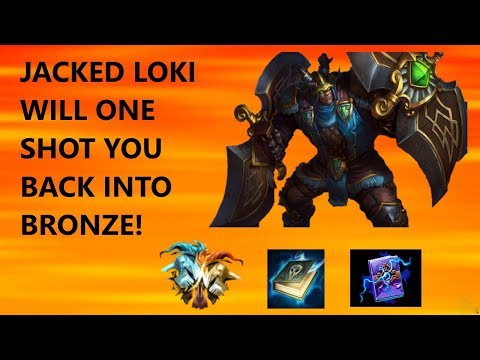 Tank Tuesday - JACKED LOKI WILL OBLITERATE YOU! -  Grandmasters Ranked 1v1 Duel - SMITE