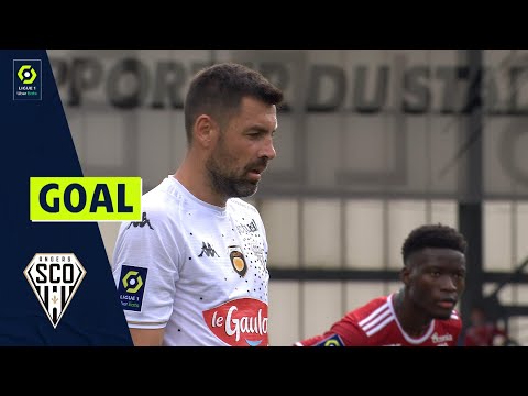 Goal Thomas MANGANI (78' pen - SCO) STADE BRESTOIS 29 - ANGERS SCO (1-1) 21/22