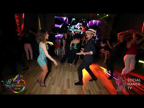 Eddie Torres Jr. & Denitsa - Salsa social dancing | 4th World Stars Salsa Festival