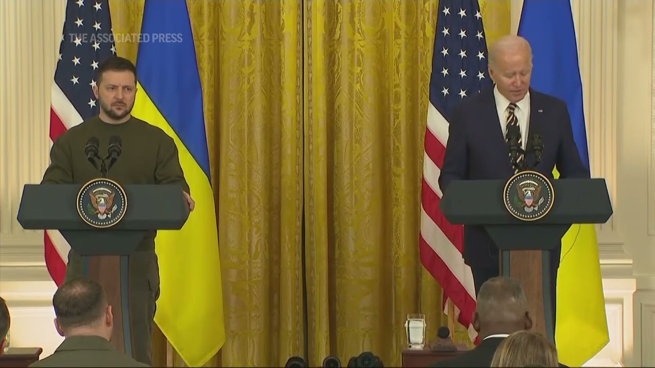 Biden details US support for Ukraine - YouTube