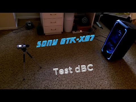 Sony gtk-xb7 - test dBC (Night Lovell) 🎵