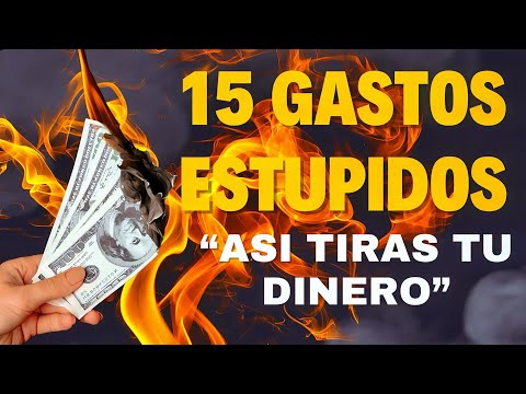 15 GASTOS ESTÚPIDOS QUE DIA A DIA TE DEJAN POBRE "ASI MALGASTAS TU DINERO" estoico