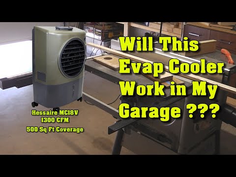 Adding an Hessaire Evap Cooler to my Garage