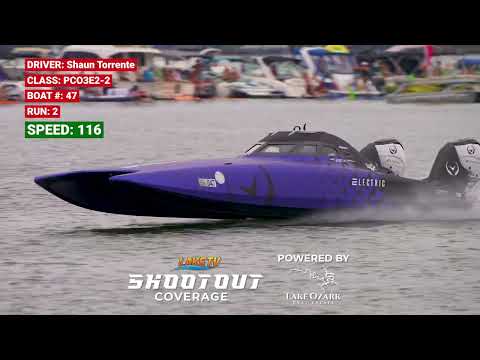 Vision Marine Technologies Electric 116mph at Lake of the Ozarks Shootout